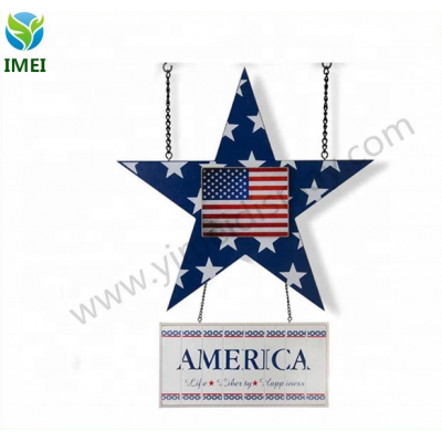 Custom design America Star Decorative Sign /Plaque for Arrow Hanger /Wooden Display Sign