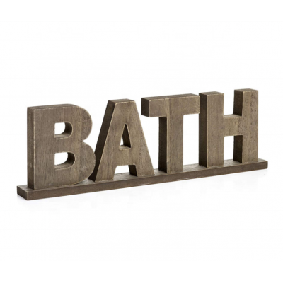 Customized art words logo display wooden letter sign