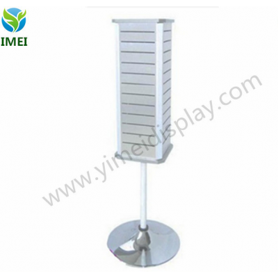 Rotating Square Slatwall Display Rack Tower YM1-641