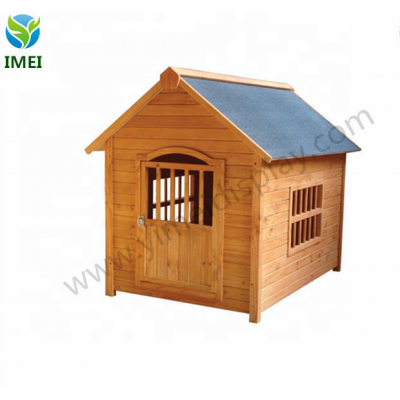 Wooden Outdoor dog products with Shelter Weather Proof YM5-581