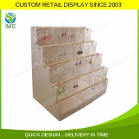 Customized jewelry store jewellery display stands on table